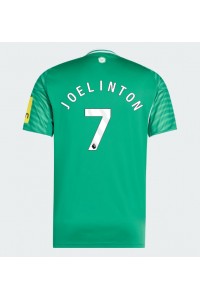 Newcastle United Joelinton #7 Voetbaltruitje Uit tenue 2025-26 Korte Mouw